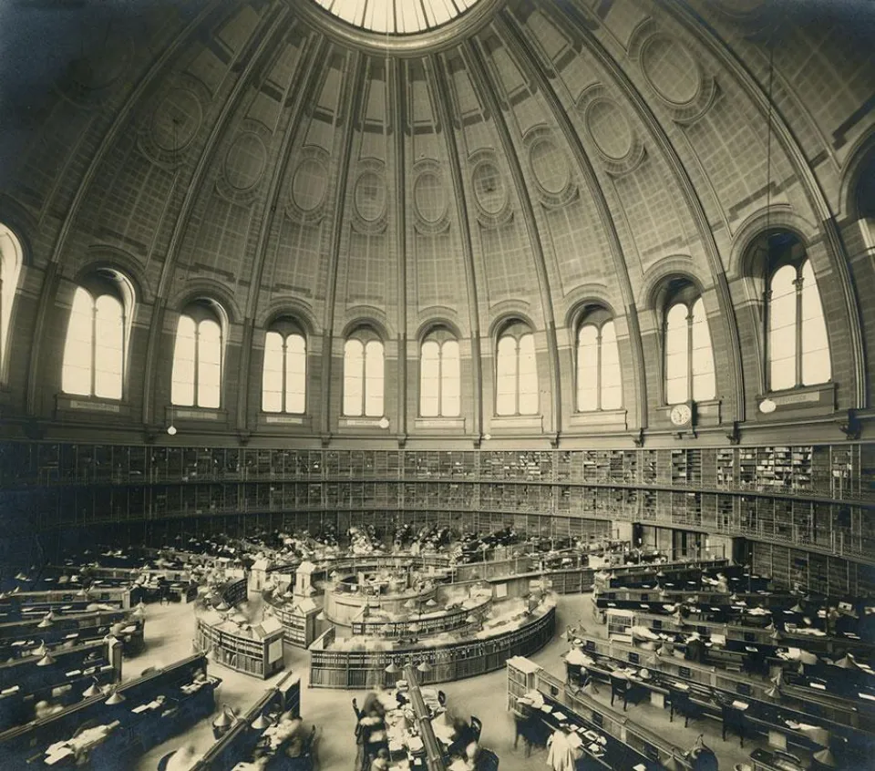 Round reading room 1924 © The British Museum