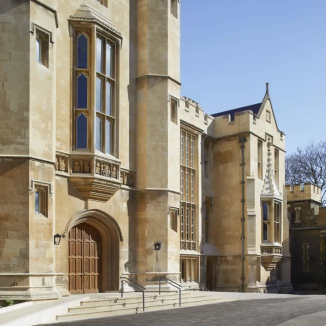 The new access ramp to the blore building