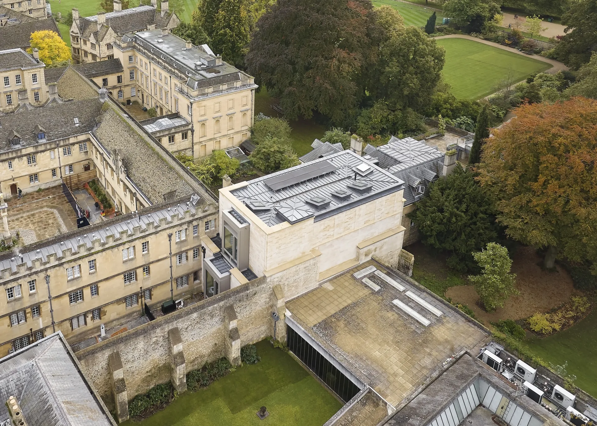 Wright Wright Corpus Christi College Oxford Ariel