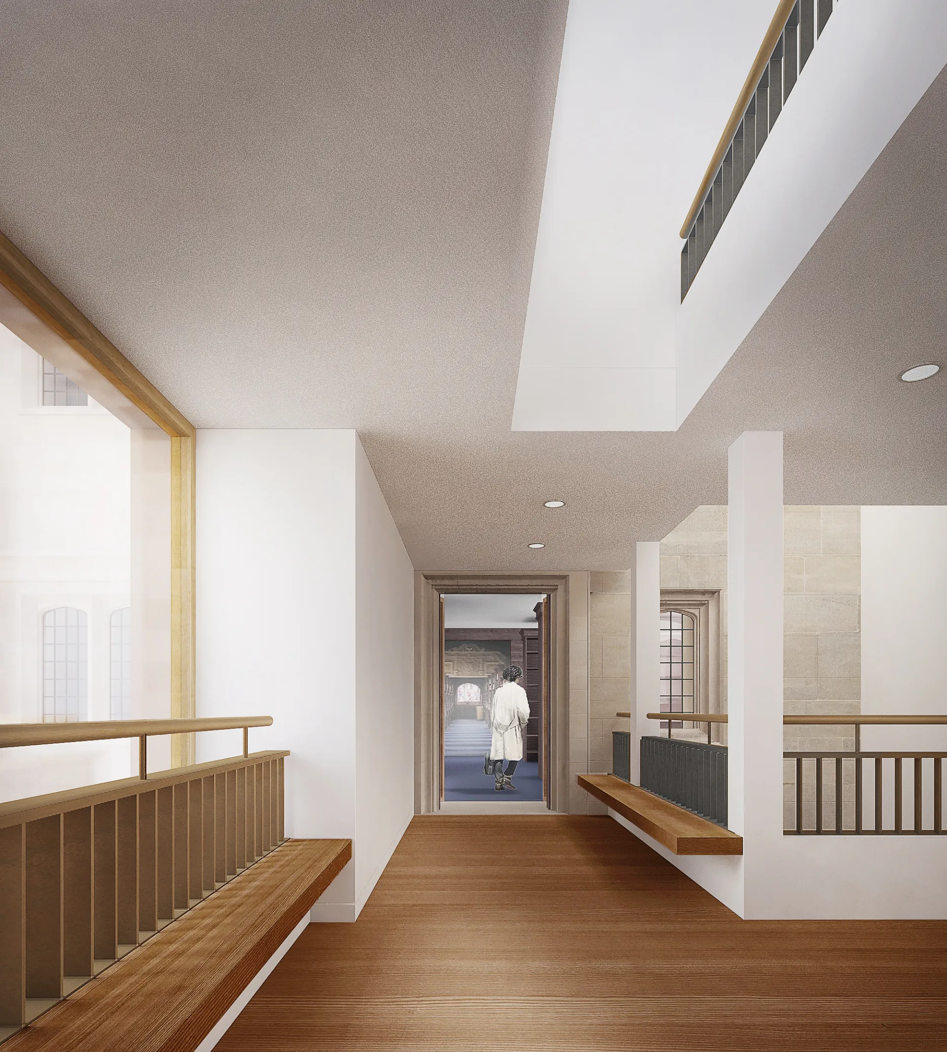 The Spencer Building, Corpus Christi College, University of Oxford. Render. Image credit: Wright & Wright Architect The Spencer Building, Corpus Christi College, University of Oxford. Render. Image credit: Wright & Wright Architect