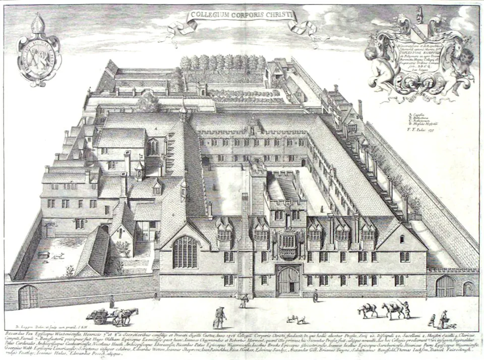 1675 David Loggan Corpus Christi College Oxford
